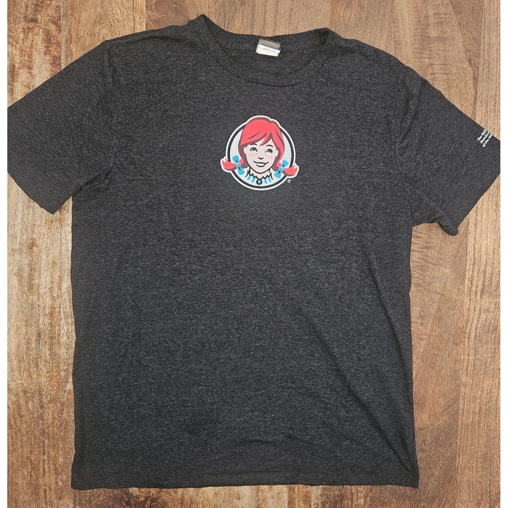 Barco Uniforms Wendy's T-Shirt Unisex L Gray "Breakfast is Better with a Buddy"